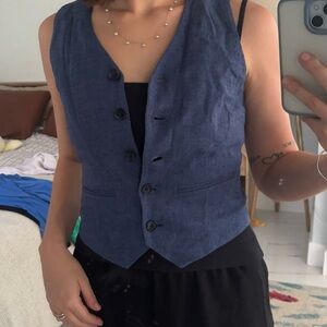 Banana Republic Blue Vest